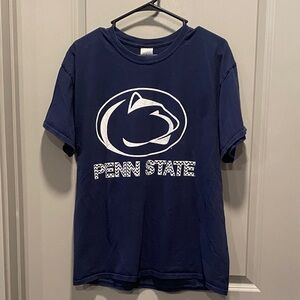 Penn State Shirt Adult Large Blue College Tee